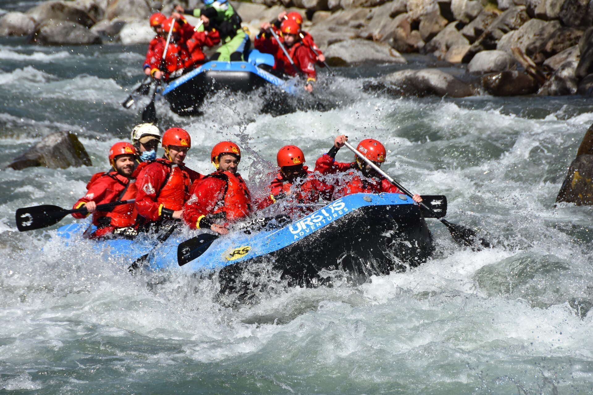 rafting sul fiume Noce in Val di Sole con Ursus Adventures