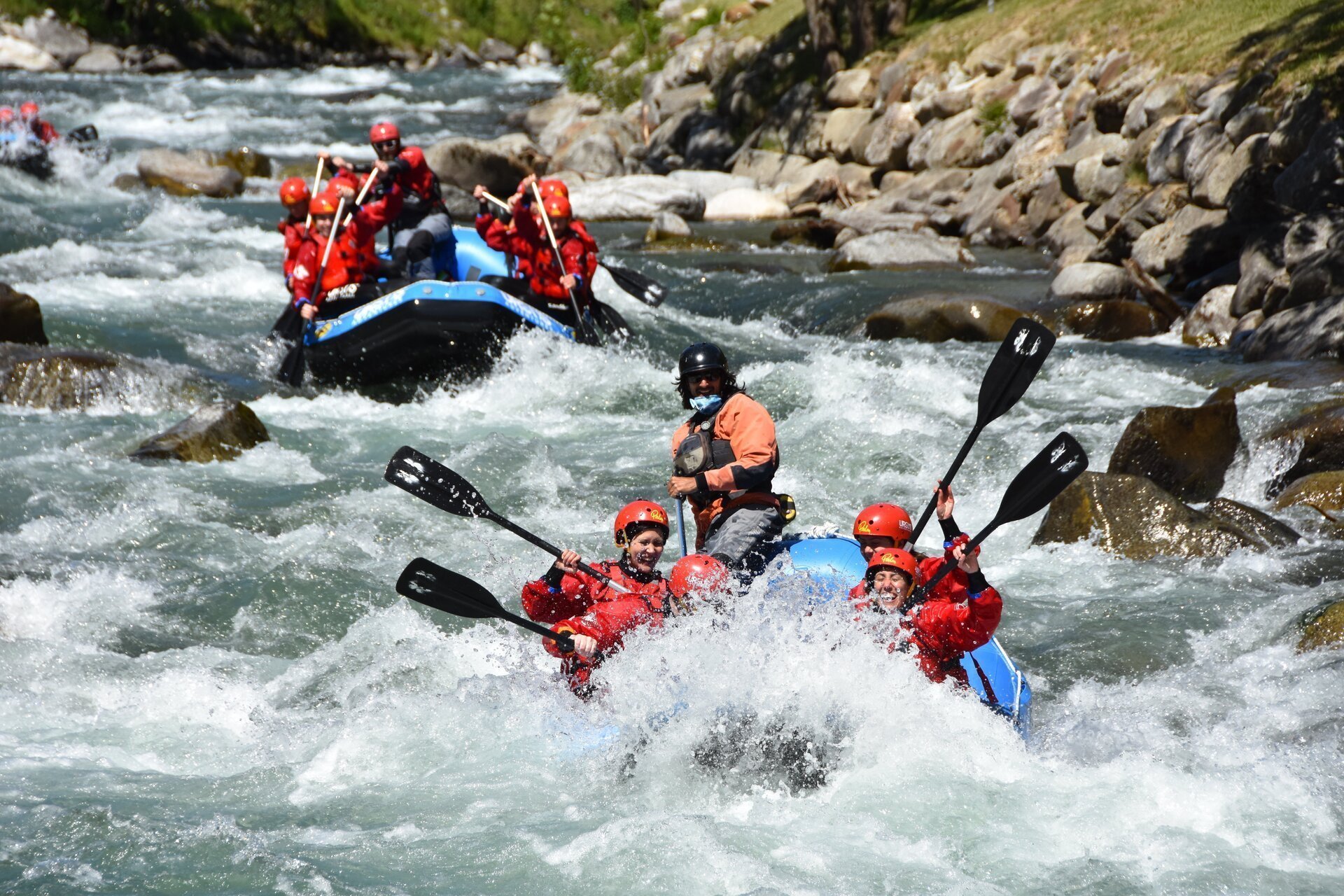 rafting sul fiume Noce in Val di Sole con Ursus Adventures
