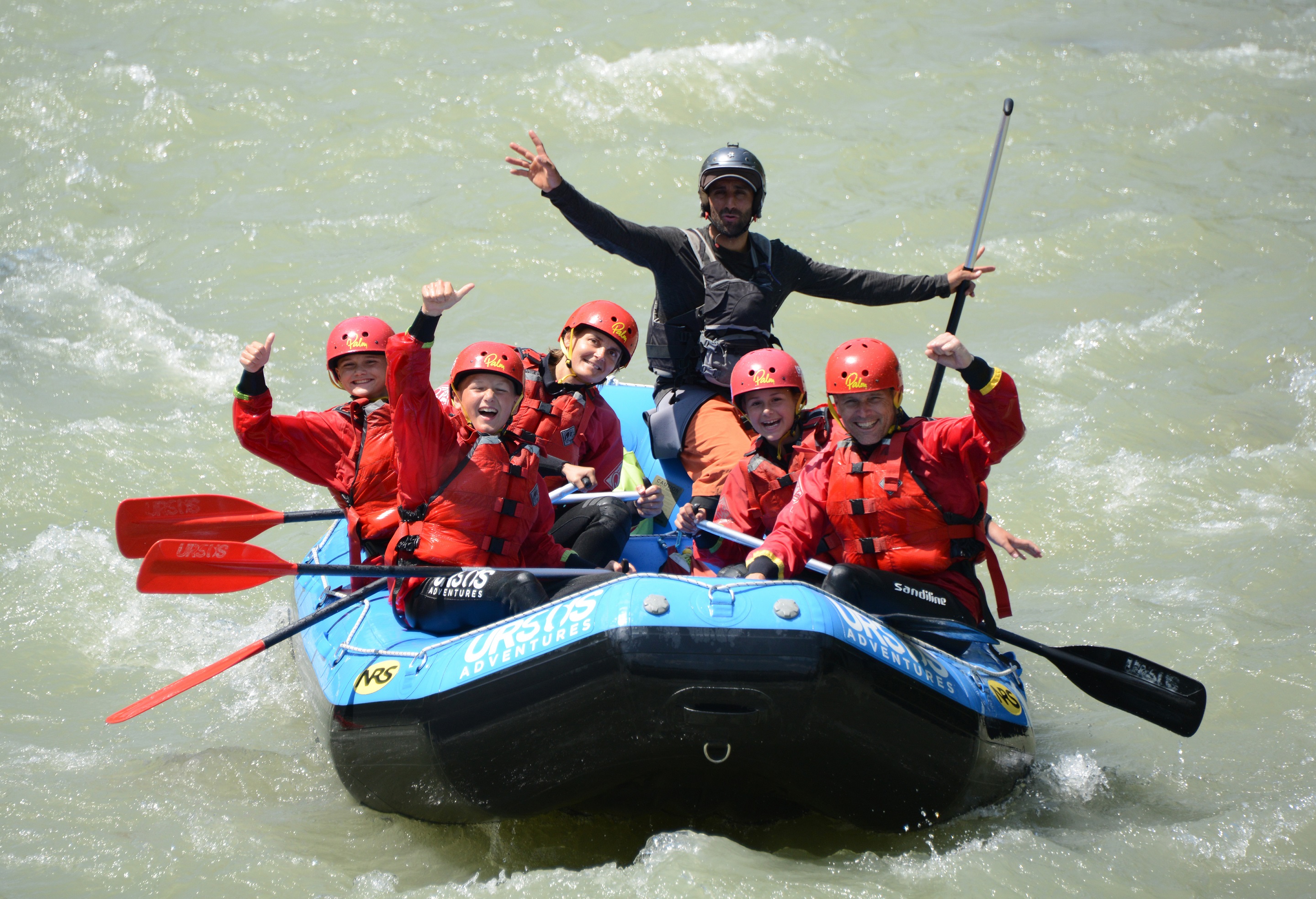 rafting family sul torrente Noce in Val di Sole