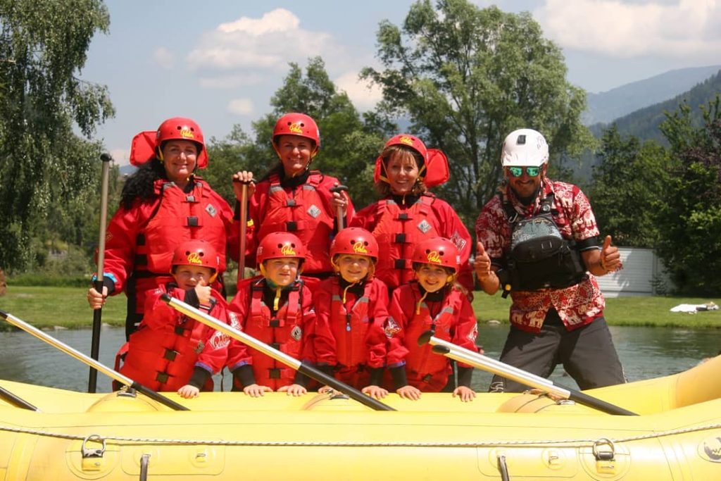 Rafting e bambini? certo si può!