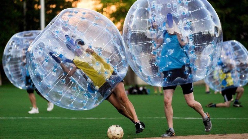 Bubble Football in Val di Sole