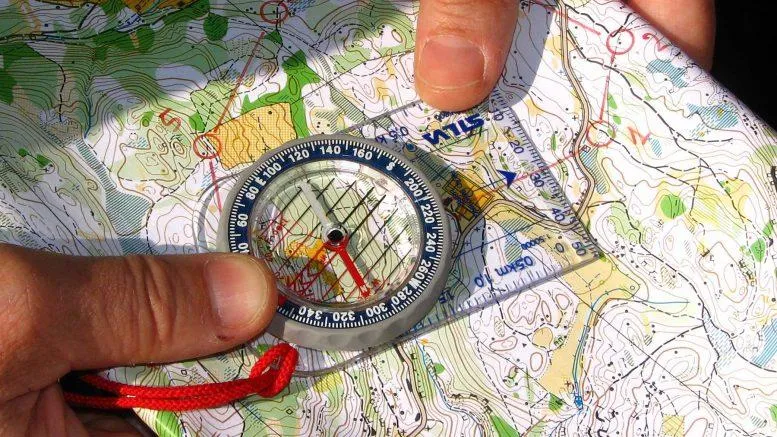 Orienteering in un bosco del Trentino