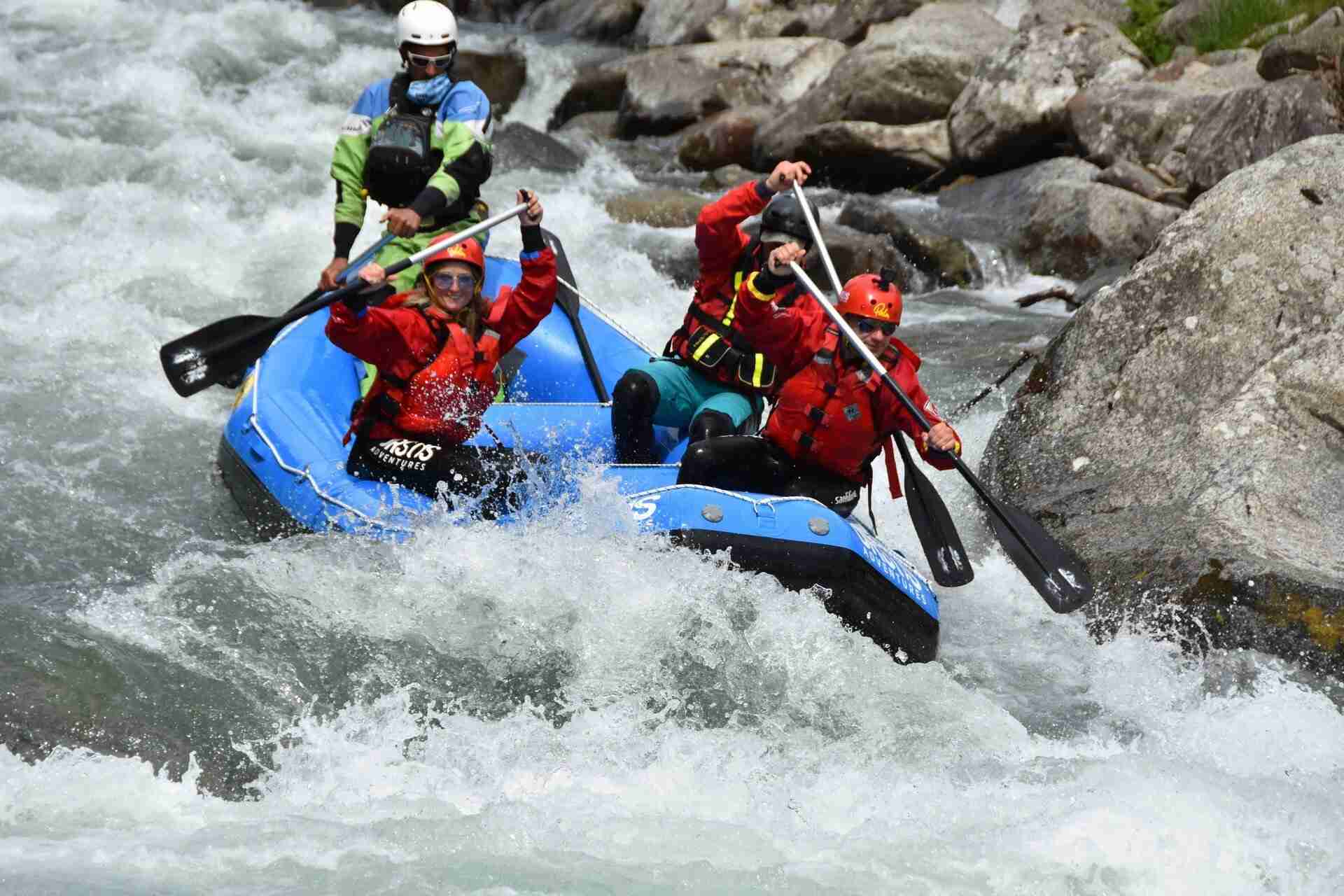 rafting sul fiume Noce in Val di Sole con Ursus Adventures