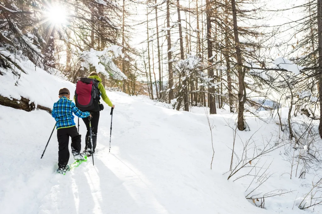 passeggiate nella neve