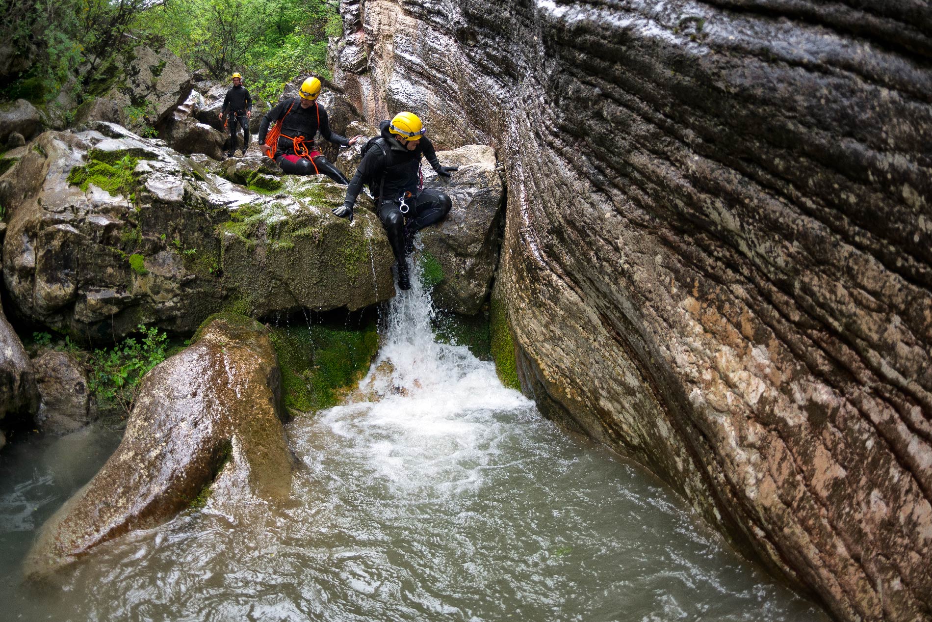Team Building Canyoning Val Di Sole Trentino