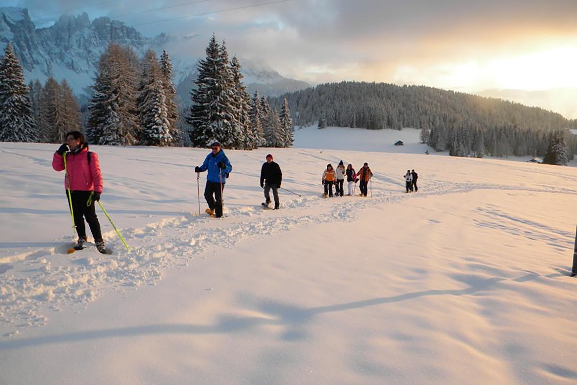 Team Building Ciaspolata Neve Val Di Sole